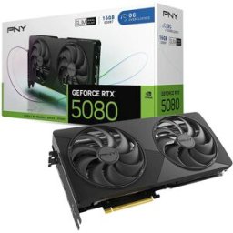 PNY Tarjeta Gráfica GeForce® RTX 5080 SFF Slim DF OC 16GB GDDR7 DLSS4