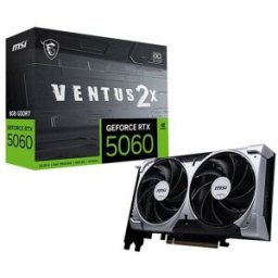 MSI Tarjeta Gráfica GeForce® RTX 5060 VENTUS 2X OC 8GB GDDR7 DLSS4