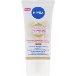 Nivea Luminous 630º Antimanchas crema manos SPF15 50 ml