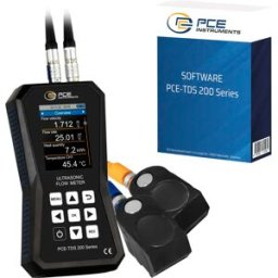 PCE Instruments Caudalímetro ultrasónico PCE-TDS 200 M-SW-KIT software incluido