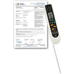 PCE Instruments Termómetro para alimentos PCE-IR 100-ICA incl. certificado de calibración ISO