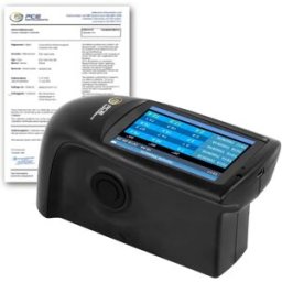 PCE Instruments Brillómetro PCE-PGM 100-ICA incl. certificado de calibración ISO