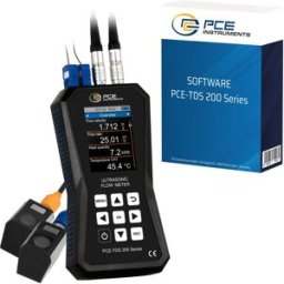 PCE Instruments Caudalímetro ultrasónico PCE-TDS 200+ S-SW-KIT software incluido