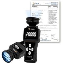 PCE Instruments Estroboscopio PCE-DSX 100-ICA incl. certificado de calibración ISO