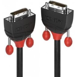 Lindy 36252 cable DVI 2 m DVI-D Negro