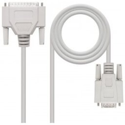 Nanocable CABLE RS-232 NULL MODEM DB25M/DB9H 1.8MTS 10.14.0802