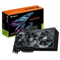 Gigabyte AORUS GeForce RTX 5070 MASTER 12G Tarjeta Gráfica - 12GB GDDR7, 192 bits, PCI-E 5.0, 2715 M