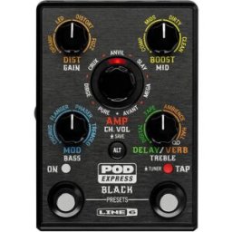 Line6 Pod Express Guitar Black Pedal de efeito