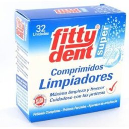 Fittydent Super Comprimidos Limpiadores 32 Unidades