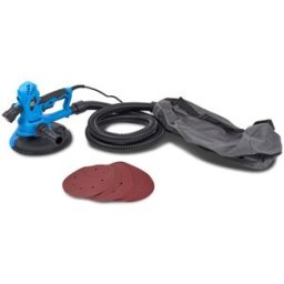 HBM Lijadora de pared y techo de 180 mm - 750 vatios con lámpara LED