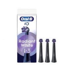 Braun Recambio de cepillo de dientes IO Radiant Negro (3 unidades)