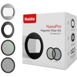 Kit de filtro magnético Haida NanoPro para Sony ZV1 II con anillo adaptador DC-1 Plata