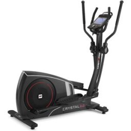 Bicicleta elíptica Crystal 2.0 Multimedia BH Fitness: Con pantalla táctil de 10" para visualizar contenido multimedia. Entrena con fluidez con el confort de estar casa