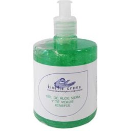 Gel de Aloe Vera Puro Enriquecido con Té Verde Kinefis 500 ml: Efecto Regenerante, hidratante y antioxidante