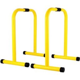 Set de dos barras paralelas: Push Up de acero con agarres acolchados y de altura ajustable