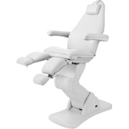 Sillón eléctrico de podología Cubo: Tres motores que controlan la altura, inclinación del respaldo y del asiento - OUTLET
