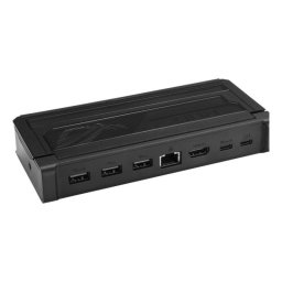 Dock ASUS ROG Bulwark 7 en 1 USB-C 140W/HDMI 2.1 8K/10Gbps/Ethernet Gaming RGB Black