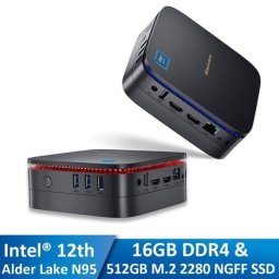 PC Sobremesa Blackview MP60 Intel Alder Lake N95 16GB 512GB SSD WiFi 2x HDMI 2x USB 3.0