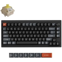 Teclado Keychron V1 Ultra 8K mecánico inalámbrico 75% RGB Hot-Swappable Spanish Layout