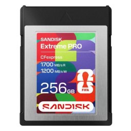 Tarjeta CFexpress SanDisk SDCFE-256G-GF4NN 256 GB 1700 MB/s lectura 1200 MB/s escritura