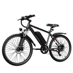 Bicicleta Eléctrica Headeer Bk1350 Motor 500W Batería 48V 13.5Ah 26" Negro