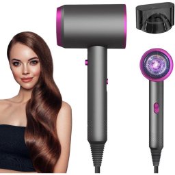 Secador de Pelo Iónico Profesional Dam Electronics 1250W 3 Temperaturas Botón Aire Frío Compacto