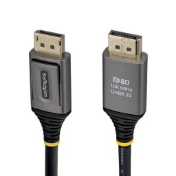 Cable DisplayPort 2.1 StarTech 2m Macho a Macho 80 Gbit/s 16K