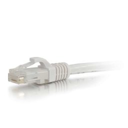 Cable de red Cat6 UTP 1 m C2G con funda antienganche blanco