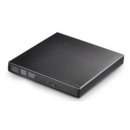 Unidad de disco óptico externa CoreParts negro USB CD/DVD