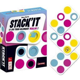 Juego de cartas táctico Lansay Stack'it para 2-5 jugadores