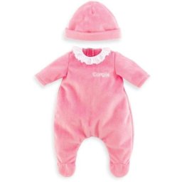Conjunto de Pijama y Gorro para Muñeca Corolle Mon Grand Poupon 36 cm