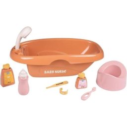 Set de Baño para Muñeca Smoby Baby Nurse 7 Piezas Rosa Multicolor