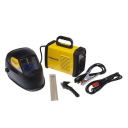 Kit de soldadura Stanley First 160 Inverter MMA 30-160 A con máscara DIN 9-13