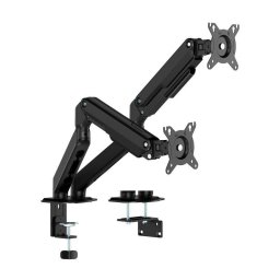 Aisens DT32TSR-451 Soporte Monitor Mesa 2 Brazos 17 a 32" VESA 75x75 a 100x100 Max 18Kg