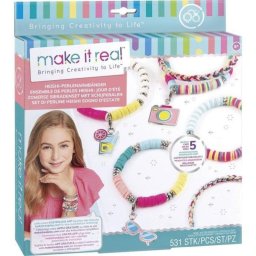 Kit de Pulseras Creativas Lansay Make It Real Heishi Jours D'été 480 Cuentas