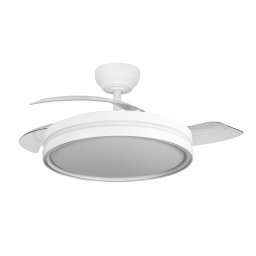 Ventilador de Techo con Luz Yatek Mia 60W 107cm 6 Velocidades Motor DC Aspas Retráctiles Mando