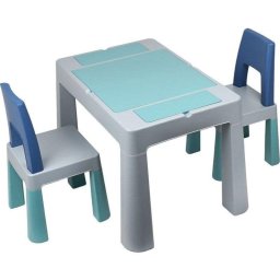 Mesa de actividades ThermoBaby Multiplay multifuncional con 2 sillas, reversible