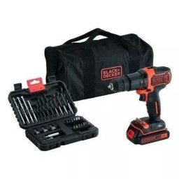 Taladro Percutor Inalámbrico BLACK+DECKER BDCHD18S32-QW 18V Li-ion 1,5 Ah