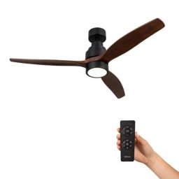Ventilador de Techo con Luz Mellerware Brizy Bright 40W 132cm 6 Velocidades Motor DC Mando a Distancia