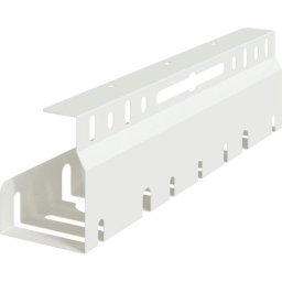 Bandeja de gestión de cables vidaXL acero blanco 43 x 9 x 11,5 cm