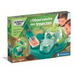 Kit Educativo Clementoni Laboratorio Observación Insectos Cúpula 360° +8 Años
