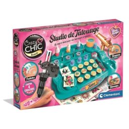 Kit Tatuajes Temporales y Body Art Clementoni Tattoo Studio 7+ años