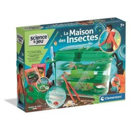 Clementoni La Maison des Insectes Kit Hábitat Portátil Observación Insectos 7+