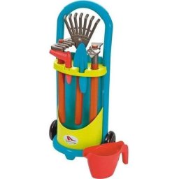 Carrito de jardinería Ecoiffier Petit Jardinier 6 accesorios para niños
