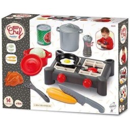 Cocina de Juguete Ecoiffier Dinette 2 Fuegos 11 Piezas',