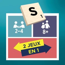 Juego de mesa Scrabble Classic 2 en 1 reversible Mattel 2-4 jugadores