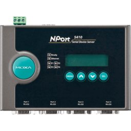 MOXA NPORT 5410 - Servidor de dispositivos, 1x RJ45, 4x RS-232, DB9