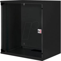 ROLINE 26210188 - Carcasa de pared de 19", 12 U, fondo 400 mm, negro
