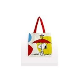 bolsa algodon snoopy mediana - 12 paraguas
