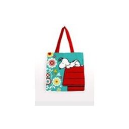 bolsa algodon snoopy mediana - 11 casa verde